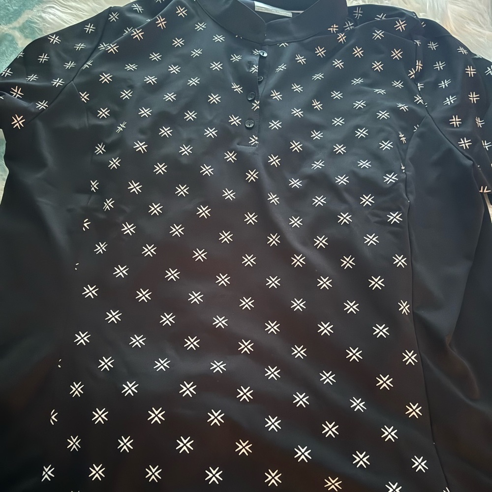 Ladie’s Callaway XXL golf shirt,  black short-sleeve. I